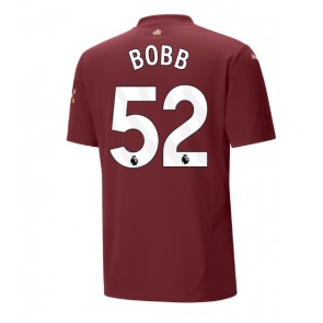 Manchester City Oscar Bobb #52 Rezervni Dres 2024-25 Kratak Rukavima